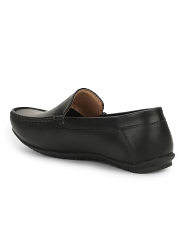 Image of Bata 8516,Ben Crumbled E Black Loafer Slipon Casual Shoes for Men