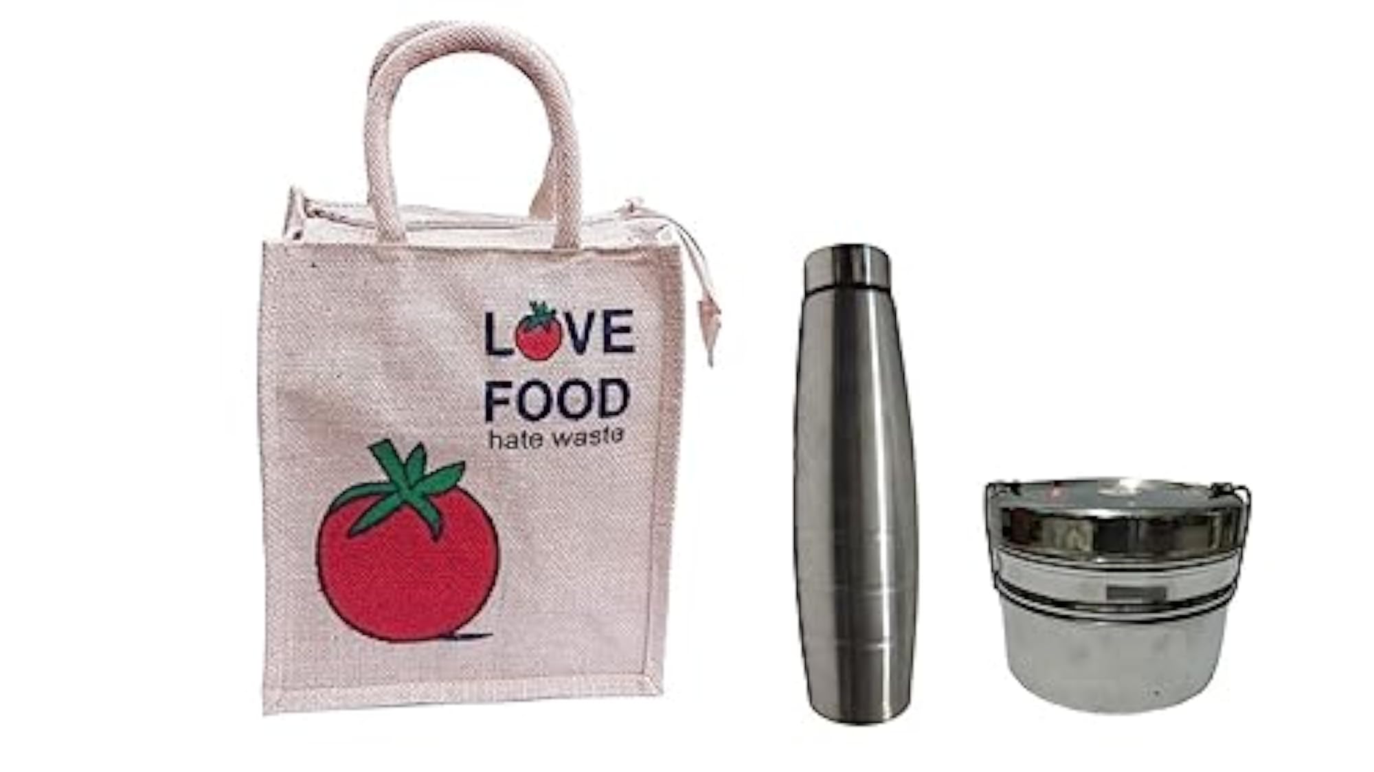 Pack of 2 Multipurpose Jute Bags, Eco-Friendly