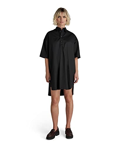 G-Star Raw Shirt Kleid Short Sleeve, Vestido Para Mujer, Negro Dk Black D21884-A504-6484 , S