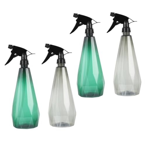 BESPORTBLE 4 Piezas botella de spray para el cabello rociador de jardín pesado pulverizador portátil spray bottle botella spray botellas recargables spray de riego de jardinería el plastico