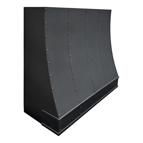 Image of SINDA Copper Range Hood, Handmade with a High CFM Vent Motor, Includes SUS 304 Liner and Baffle Filter, 54 inchW*48 inchH*21''D, Wall Mount, In Stock