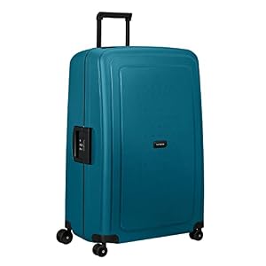 Samsonite S’Cure – Spinner XL, koffer, 81 cm, 138 L, blauw (Petrol Blue), blauw (Petrol Blue), XL (81 cm – 138 L), Bagage koffer