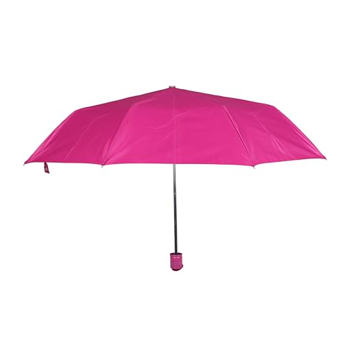 Image of 3-Fold Mono Silver Manual Opening 21.5inch Umbrella for Mens and Womens