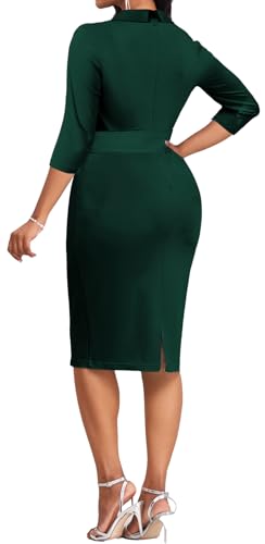 Image of Women's Vintage Pencil Dress Wear to Work