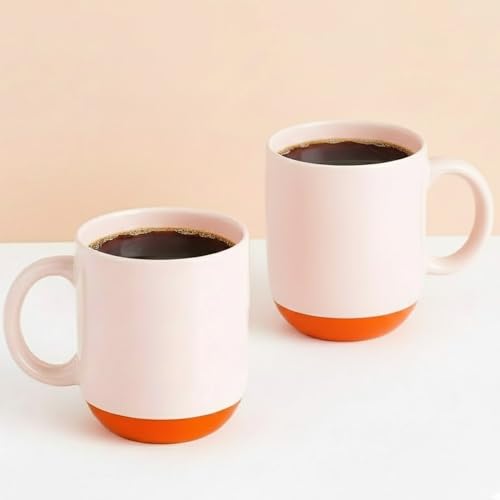 Image of Clay Craft Modern Matte Coffee Mug Set of 2, 300 ml | Fine Ceramic Tea, Coffee & Milk Mugs | Elegant & Durable Drinkware | Microwave & Dishwasher Safe | Minimalist Home, Office & Gift Collection