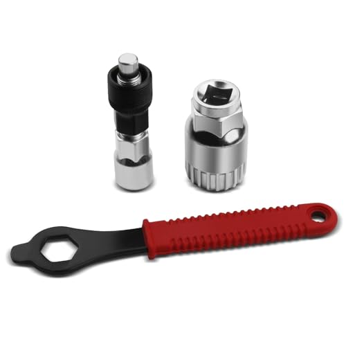 Meritaipolw Extracteur de manivelle de vélo et extracteur de pédalier avec clé à vis de 16 mm,...