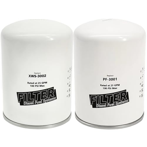 Toolyuan XWS-3002 PF-3001 Water Separator Fuel Filter kit for FAS Titanium Series FAS Diesel Fuel Pump Replace XWS3002 PF3001