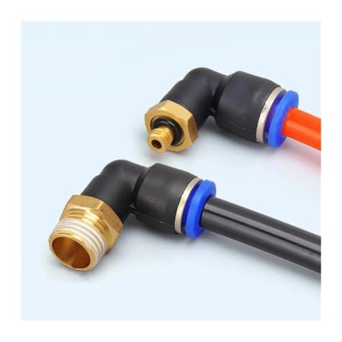 Conector rápido neumático evita fugas de aire comprimido codo macho push in de 12mm 4