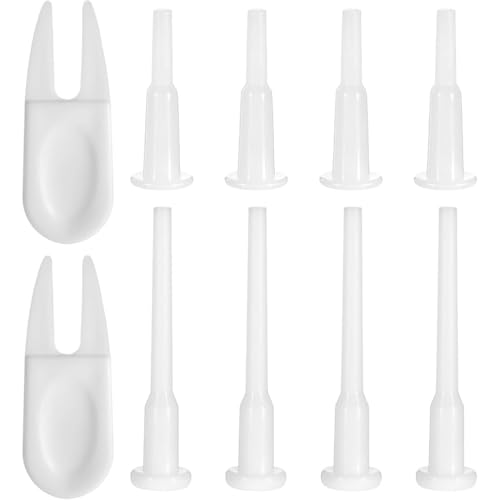 Palla fitness palla yoga aghi per gonfiare palloni, palla palestra, Kit ricambio 10 pezzi con 2 estrattori e 8 tappi aria (5cm e 3.4cm) per palle da ginnastica e yoga, Accessori universali
