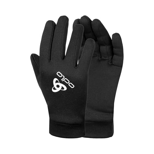 Gants de Running Fins et Chauds en Polaire Stretch Odlo Eco