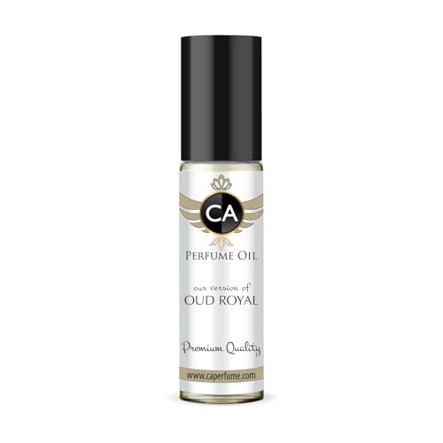 CA Perfume Impression of Oud Royal Unisex Eau De Parfum Amber Woody Scent Long Lasting Unisex Fragrance Travel Size TSA Ready for Day and Night Wear 0.33 Fl Oz 10ml