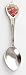 Indiana State Souvenir Collectible Mini Spoon 3" lpco
