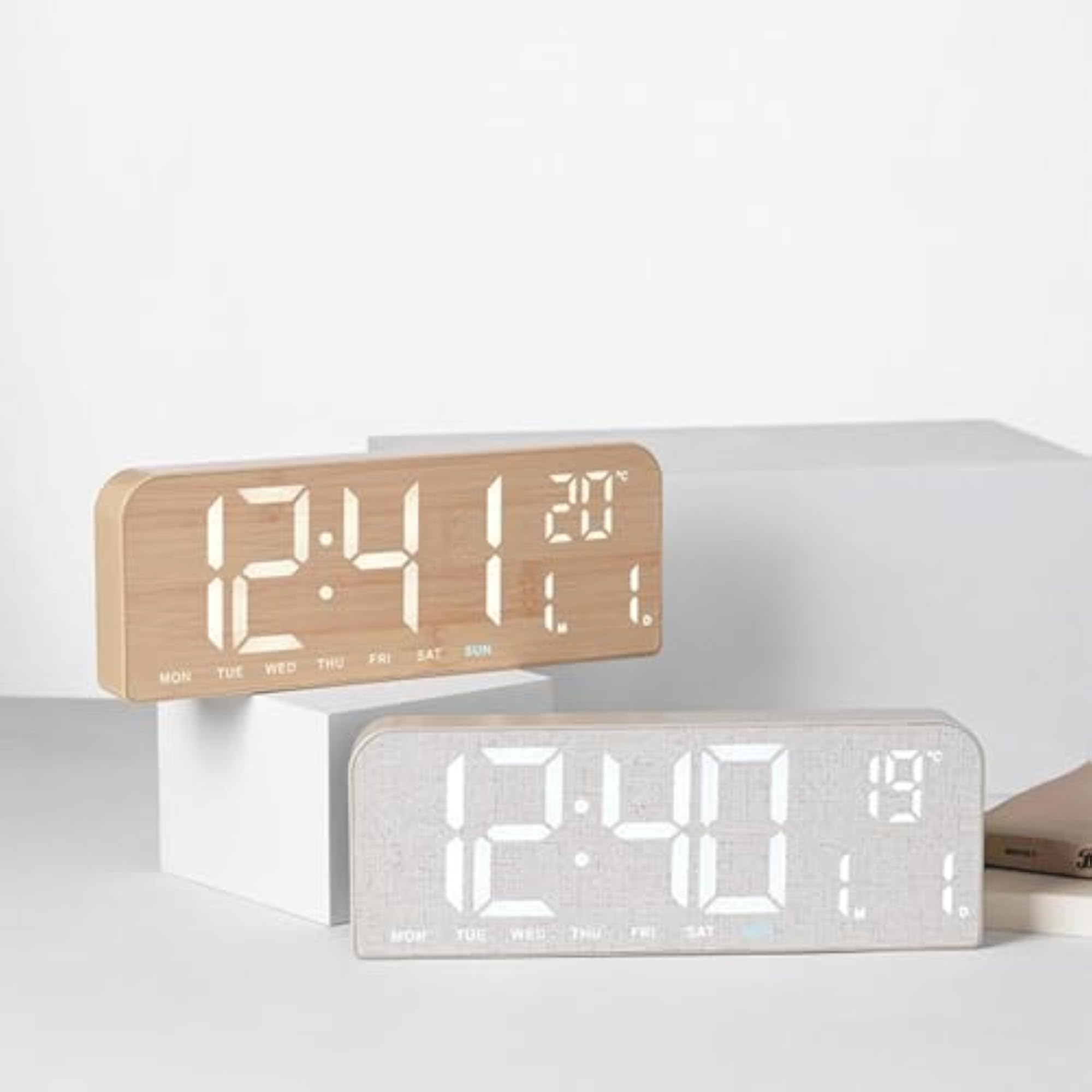 LED Digital Clock Ornament Day of Week Gift Accessory