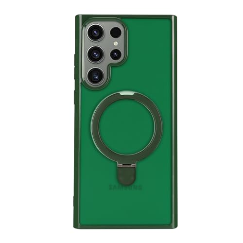Image of Cavor for Samsung Galaxy S23 Ultra Case,Compatible with Magsafe, Dark Green | Galaxy S23 Ultra Phone Case with Stand Magnetic, Shockproof Slim Protective Cases for Women Men