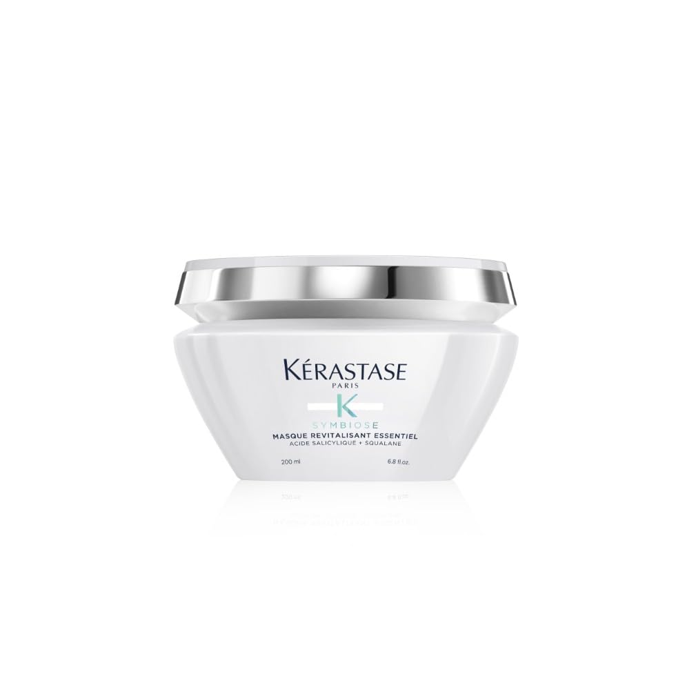 Kérastase, Symbiose, Masque Nourrissant Anti-Pelliculaire, Pour Cheveux Abîmés, Sans Sulfate, Masque Revitalisant Essentiel, 200 ml