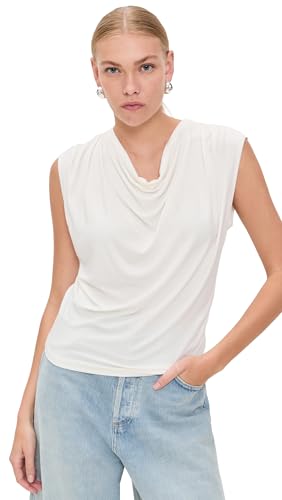 Vince Women's Sleeveless Draped Cowl Neck Top