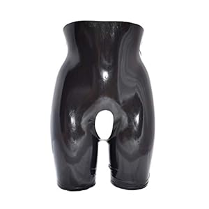 Rubberfashion Latex bermuda ouvert – latex bermuda kruis open – fietsbroek – rubberen broek – rubberen broek – voor…