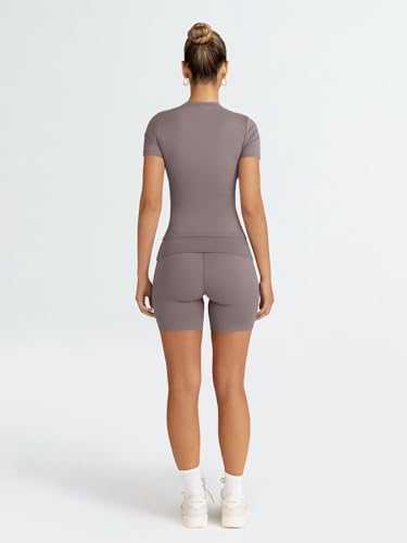 Trendy Queen Womens 2 Piece Workout Sets Short Matching Lounge Sets Summer Clothes Going Out Gym Outfits - Image 7