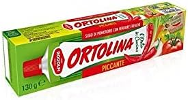 Ortolina italian spicy sauce, ready to use - 10 tube gr. 130