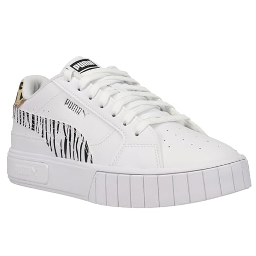 PUMA Kids Girls Cali Star Summer Roar Zebra Sneakers Shoes Casual - White2