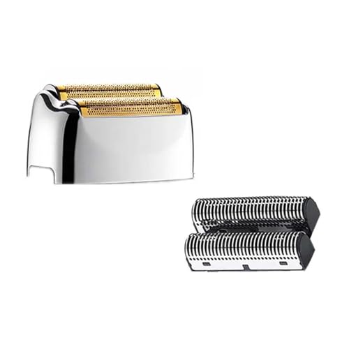 TAZYYZUU Juego de Cuchillas Profesionales Repuesto for afeitadoras Kemei TX1/TX3(Silver)