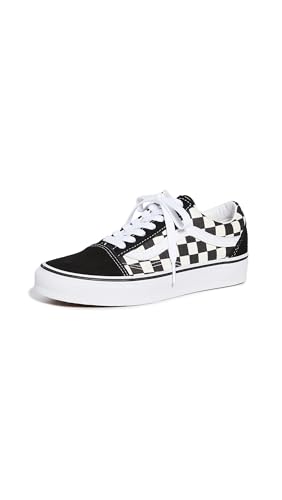 Vans UA Old Skool Sneakers, Primary Check Black/White, 8 US Women/6.5 US Men
