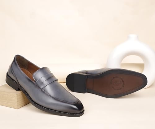 Image of LOUIS STITCH Formal Shoe for Men Shoes |Breathable Lining, Moccasins Style | Comfortable for Business, Casual, Parties (SX MC)