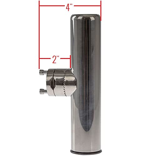 Harbor Mate Tournament Fishing Rod Holder 360 Degree Stainless Steel Clamp-On #TOP5