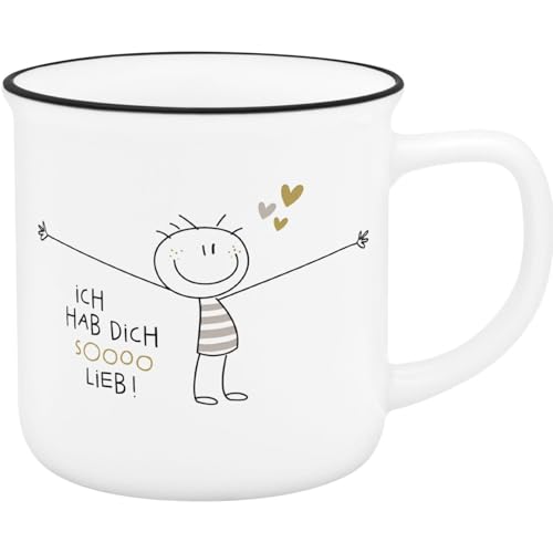 H:) PPY life Becher mit Motiv 'Hab dich so lieb' | Becher mit...