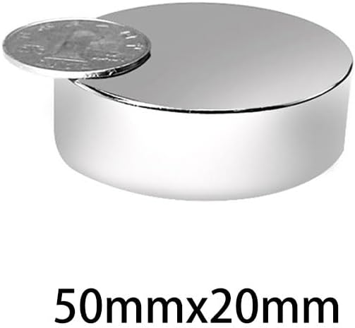 1PC 50x20 mm Big Thick Super 50mm X 20mm Bulk Round Rare Earth Neodymium 50x20mm 50 * 20 mm magnet