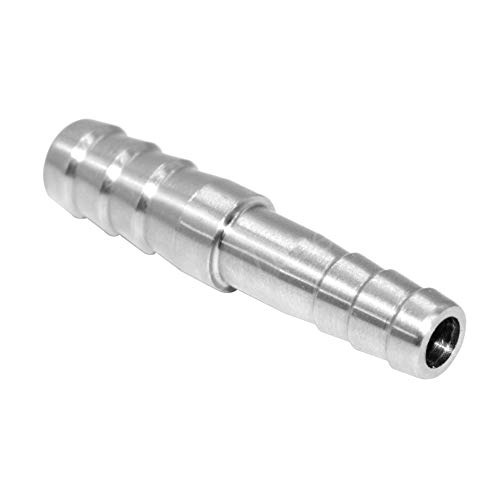 Joytube AL3-820-RSM Hose Barb Reducer 3/8 Inch To 1/4 Inch Barb Hose Id Stainless Steel Reducing Union Fittings Air Water Fuel  thumb #2
