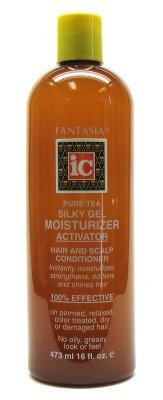 Fantasia Gel Tea Silky 16 oz. Moisturizer Activator (3-Pack) with Free Nail File