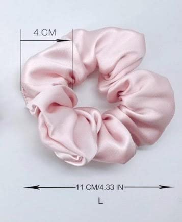 Miniatura 5 de Coletero de seda 100% real para cabello sedoso y saludable (negro)