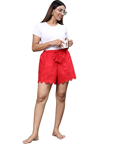 Image of B STORIES Women's Ultra-Soft Printed 100% Viscose Culotte Shorts | Soft Casual High Waist Lounge Shorts | Girls Ladies Stylish Quirky Casual Summer Beach Bottoms (S-XXL)