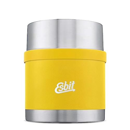 Esbit Sculptor Stainless Steel Thermal Food Container, BPA , Silver, Black & More, 500ml, 750ml & 1 Litre Food Container for Hot & Cold Food, Soups and Salads, School & Work