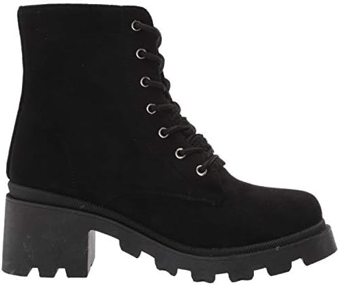 YOKI-CONNOR-32 Women's Lace Up High Top Military Combat Boot, Black, 8 M US | Image 5