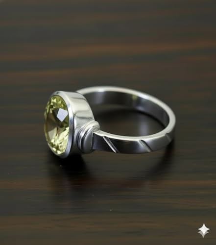 Image of 55Carat Choose Your Color Natural Gemstone Sterling Silver Statement Rings Oval Shape Handmade Sizes 5-12