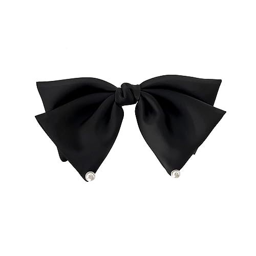 SIDUFHAOPKLL Top Clip Pearl Hairpin Temperament Texture Cloth Art Back