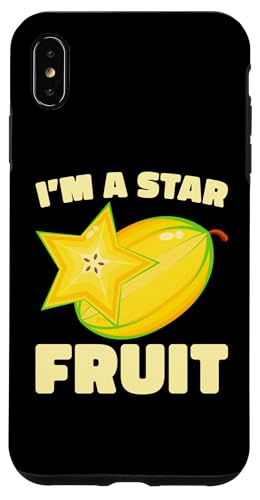 Coque pour iPhone XS Max Jeu de mots amusant Im a Star Fruit Tropical Food