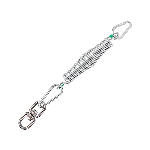 Levemolo Rotating Swivel Hook Heavy-Duty Swing Spring Porch Swing Accessories Hammock Spring Stainless Steel Easy Setup