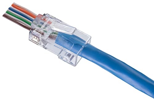 Ideal Electrical 85-375 Conector RJ-45 CAT6 Feed-Thru 25 uds miniatura 2