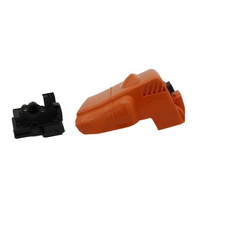 Kit de varilla de eje de punta de parachoques de filtro de aire de cubierta superior compatible con piezas de motosierra de gasolina S MS180 MS170 MS 018 017 180 170