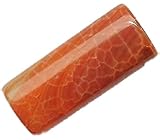  7107-35x15 MM FEUERACHAT RECHTECK LÄNGS GEBOHRT