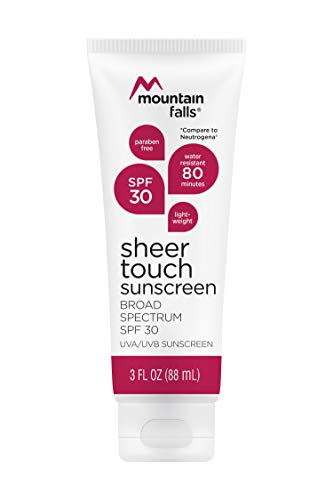 Mountain Falls Sheer Touch Sunscreen SPF 30, 3 Fluid Ounce (Pack of 3)