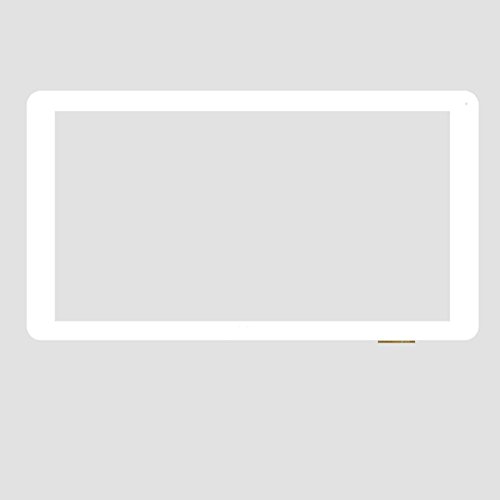 EUTOPING ® Blanco Color 10.1 Pulgadas Pantalla tactil Digital para 10.1' SPC Glee 10.1 Quad Core