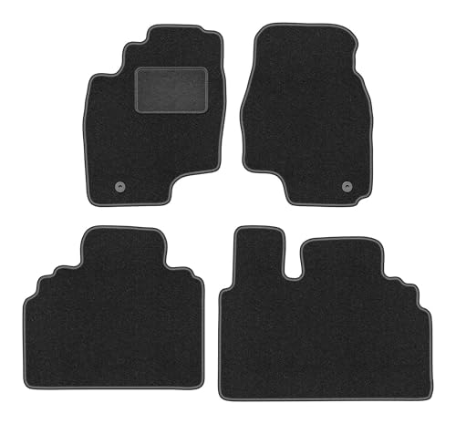 Tapis de sol graphite Toyota Previa II pour trajets en famille
