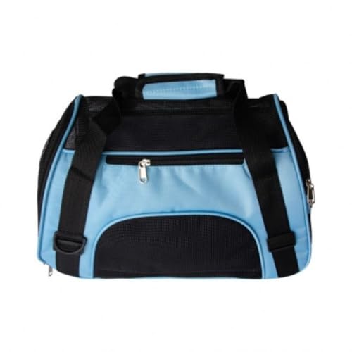 Bolsa Transporte Pet Cães e Gatos Passeio Viagem Tam M (Azul)