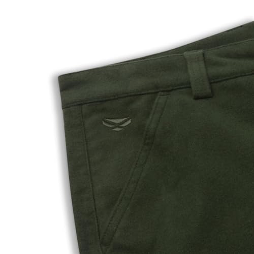 Monarch II Moleskin Jeans - Dark Olive 38'', Green3