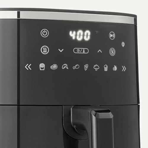 Amazon Basics 6-Quart Air Fryer with Easy View Window, 8 Preset Menus, 1550W, Black by Amazon Basics - Image 3