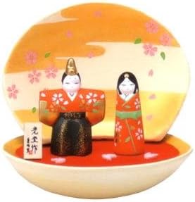 Amazon 雛人形 ひな人形 錦彩貝合わせ立雛 出産祝い お雛様 陶器 桃の節句 雛祭り 内祝い 誕生日お祝い 大人女子もひな祭り 平飾り おもちゃ